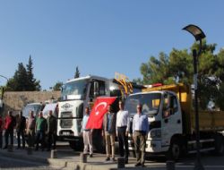 Mut Belediyesi hizmet araç filosuna bir ilk geldi